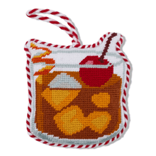 Load image into Gallery viewer, Furbish Studio - Needlepoint Ornament - Old Fashioned
