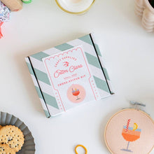 Load image into Gallery viewer, Cotton Clara - Aperol Cocktail Beginner Cross Stitch Kit
