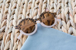 Babeehive Goods - Retro Sunglasses - Pink Cheetah