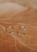 Load image into Gallery viewer, Hello Adorn - Tiny Hoops | 14kt Gold Fill + Sterling Silver: Twisted / 14kt Gold Fill / 7mm
