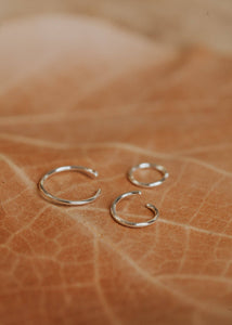 Hello Adorn - Tiny Hoops | 14kt Gold Fill + Sterling Silver: Twisted / 14kt Gold Fill / 7mm