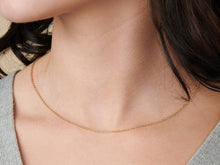 Load image into Gallery viewer, Little Sky Stone - Dainty Cable Chain: Yellow Gold
