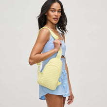 Load image into Gallery viewer, Sol and Selene - Beyond The Horizon - Woven Neoprene Sling Backpack: Cream

