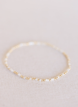 Load image into Gallery viewer, Coast and Cove - Goldie Sprinkle Beaded Bracelet- WHITE

