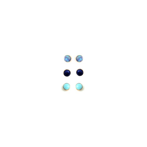 CLP Jewelry - Tiny Stone Stud Earrings: Opal