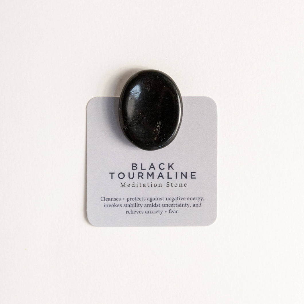 Slow North - Black Tourmaline - Meditation Stone