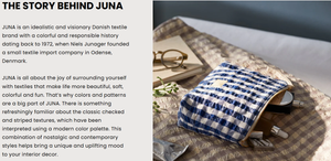 JUNA - Quilted Cotton Makeup Bag: Green/Sand