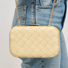 Load image into Gallery viewer, Urban Expressions - Addie Woven Straw Clutch: Ivory
