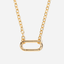 Load image into Gallery viewer, Little Sky Stone - Oval Link Connector Necklace: 18 inch

