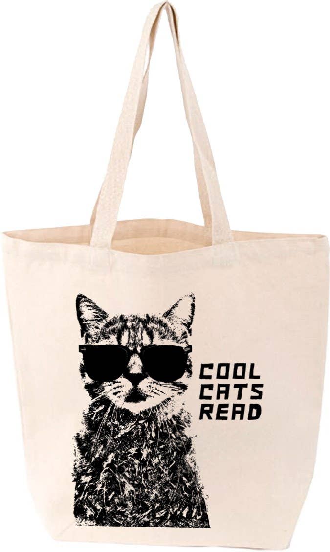 Gibbs Smith - Cool Cats Read Tote