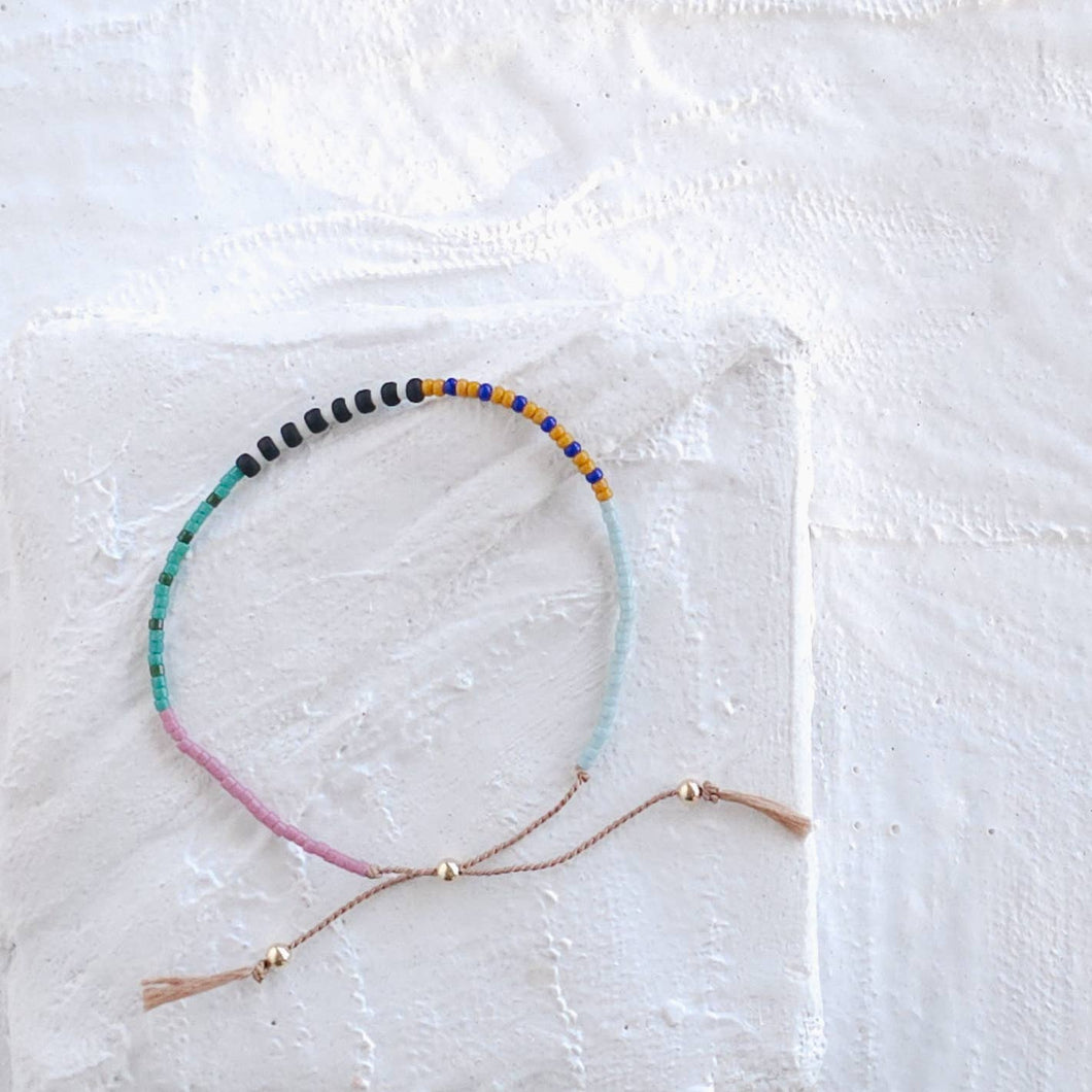 Hey Darling Collective - No. 127 Adjustable Beaded Bracelet