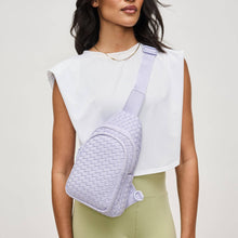 Load image into Gallery viewer, Sol and Selene - Beyond The Horizon - Woven Neoprene Sling Backpack: Cream
