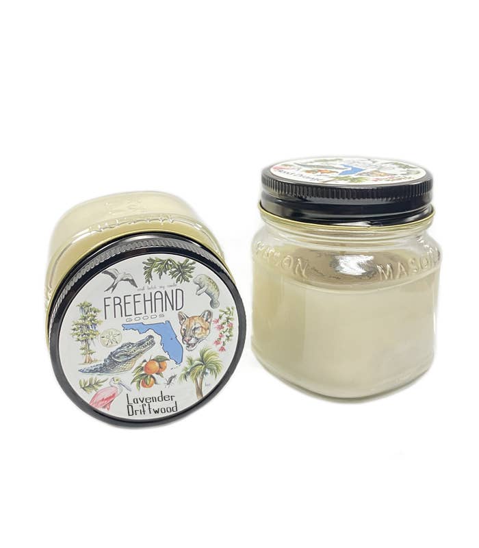 Freehand Goods - Lavender Driftwood Soy Candle