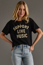 Load image into Gallery viewer, Panache Apparel Co. - Support Live Music Tee

