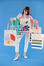 Load image into Gallery viewer, Ampersand Design Studio - Color Me Striped Tote
