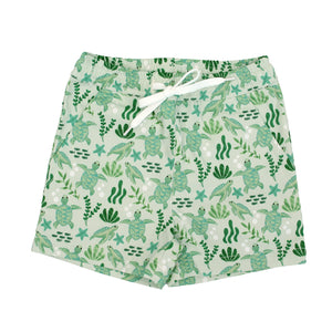 Emerson and Friends - Save the Sea Turtles Boys Swim Trunks