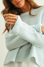 Load image into Gallery viewer, MIOU MUSE - YELLOW ROUND NECK KNITTED SWEATER

