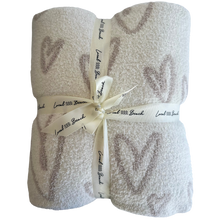 Load image into Gallery viewer, Local Beach - Heart Luxe Home Blanket
