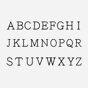 Little Sky Stone - Small Initial Letter Tag