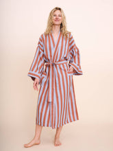 Load image into Gallery viewer, Bathen - Cabana Stripe Robe In Puff
