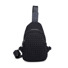 Load image into Gallery viewer, Sol and Selene - Beyond The Horizon - Woven Neoprene Sling Backpack: Cream
