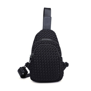 Sol and Selene - Beyond The Horizon - Woven Neoprene Sling Backpack: Cream