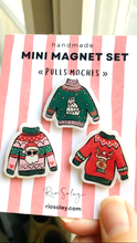 Load image into Gallery viewer, Rio Soley - Mini Magnet Set – Xmas Sweaters
