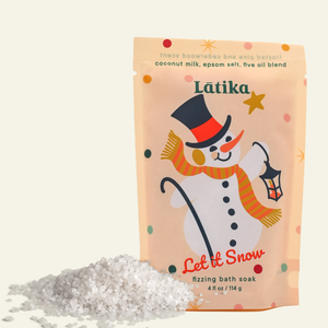 Latika Beauty - Snowman Fizzing Bath Soak