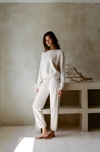 a.ren - Knit Organic Cotton Crew Neck