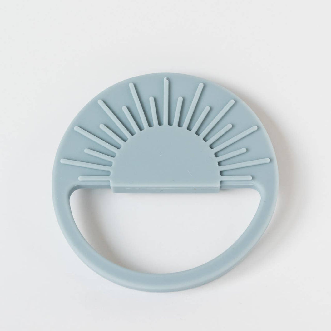 Babeehive Goods - Sunburst Teething Toy - Duck Egg Blue