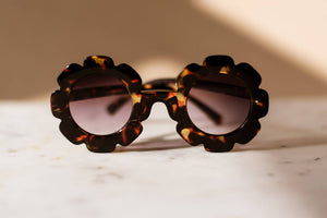 Babeehive Goods - Toddler & Kid Daisy Sunglasses- Peach