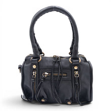 Load image into Gallery viewer, Bolsa Nova Handbags - Small Leather Pocket Satchel w/removeable strap: Cognac
