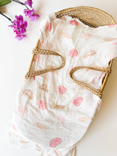 Load image into Gallery viewer, Coca + B. - Seashell Print Organic Bamboo Swaddle
