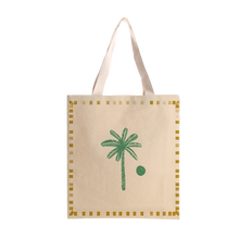 Load image into Gallery viewer, Coast and Valley - 100% cotton palm tree tote
