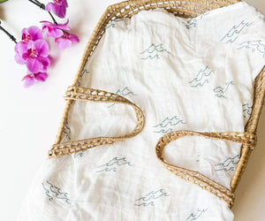 Coca + B. - Surfer Wave Organic Bamboo Swaddle
