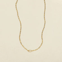 Load image into Gallery viewer, Made By Mary - Jude Charm Necklace With Link Lock
