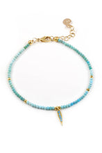 Load image into Gallery viewer, Mickey Lynn - Turquoise Pavé Bracelet
