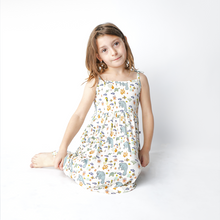 Load image into Gallery viewer, Emerson and Friends - Manatee Summer Sundress Bamboo Kids Clothing: 6-12M

