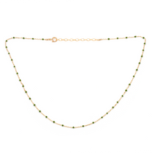 Load image into Gallery viewer, May Martin - Pink Enamel &amp; Gold Necklace
