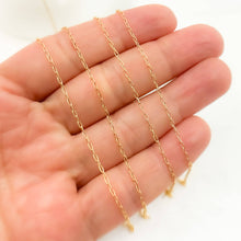 Load image into Gallery viewer, #15 Weld Magic Gold Fill Tiny Oval Chain
