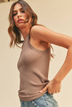 Load image into Gallery viewer, MIOU MUSE - CLASSIC RIBBED TANK TOP- White
