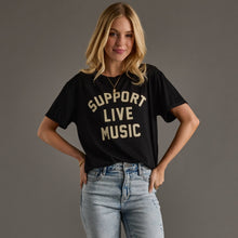 Load image into Gallery viewer, Panache Apparel Co. - Support Live Music Tee
