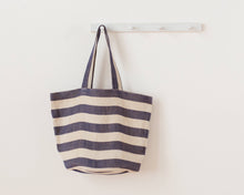 Load image into Gallery viewer, Will &amp; Atlas - Shoulder Bag, jute / Provence stripe
