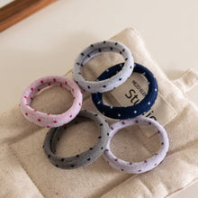 Load image into Gallery viewer, Adorro - Polka Dot Seamless Hair Ties
