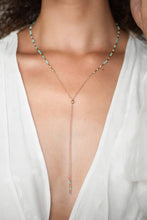 Load image into Gallery viewer, Mickey Lynn - Turquoise Lariat Necklace
