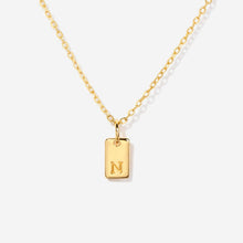 Load image into Gallery viewer, Little Sky Stone - Small Initial Letter Tag
