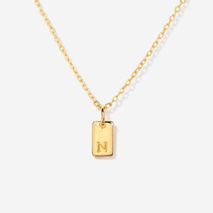 Little Sky Stone - Small Initial Letter Tag
