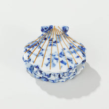 Load image into Gallery viewer, Adorro - Coastal Blue Seashell Claw Clip - Small
