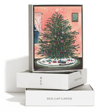 Load image into Gallery viewer, Red Cap Cards RCC - Tinsel Tree Card Set
