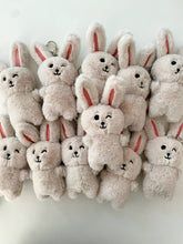 Load image into Gallery viewer, The Paper + Craft Pantry - Dottie the Bunny Plushie Keychain
